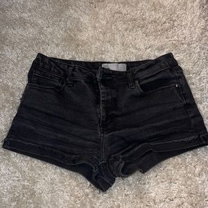 RSQ Black Malibu Shorts